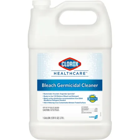 Clorox Healthcare Bleach Germicidal Cleaner Gallon, 4/Case